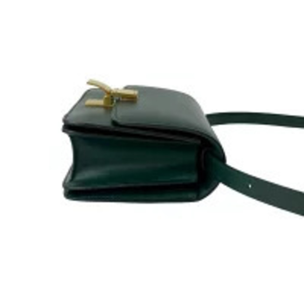 CELINE Calf Leather Shoulder Bag Green - Picture 6 of 10